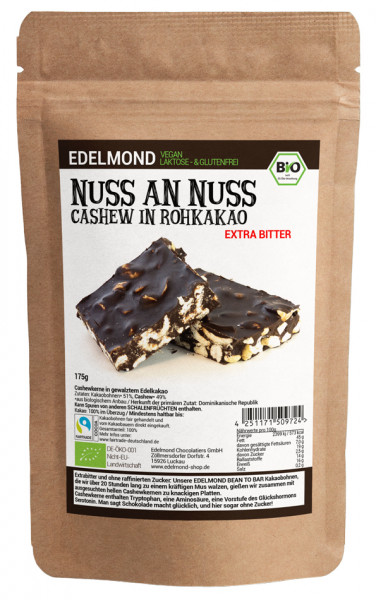 Cashew-Kakao Nussbruch, Bio