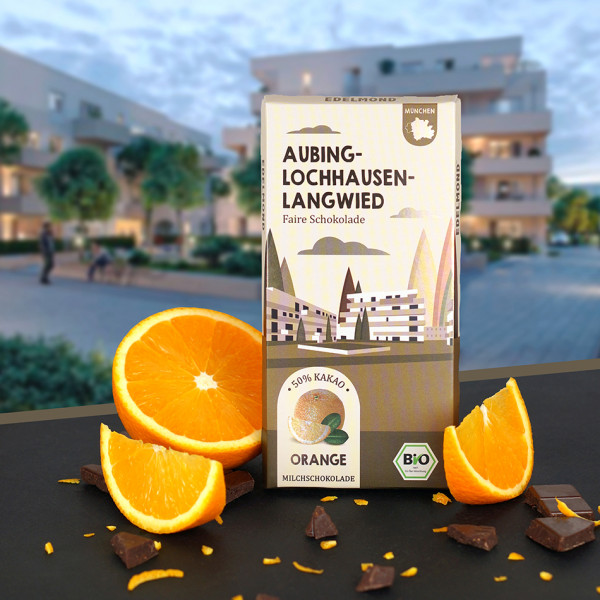 Aubing Lochhausen Langwied Orangen Sschokolade. Bio & Fair trade