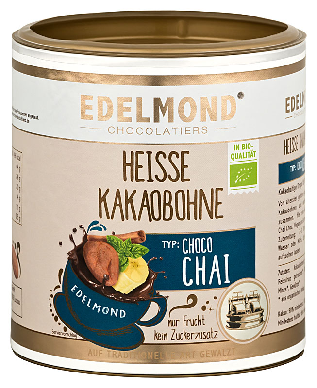 Produktfoto Trinkschokolade Choco Chai Dose Produktfoto Trinkschokolade Choco Chai Dose