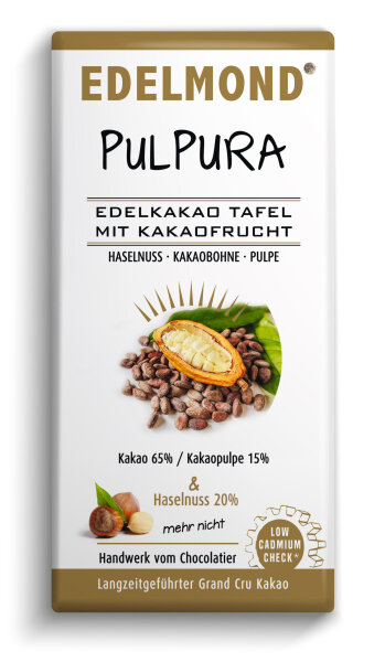 PulPura Kakaobohne mit Pulpe Haselnuss