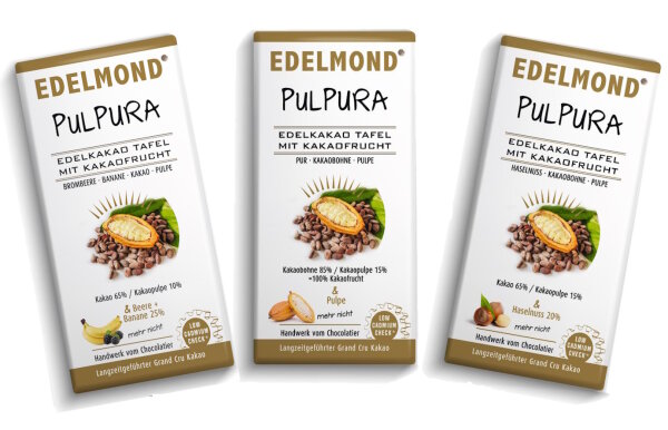 Pulpura 3er Box Pur/Brombeer-Banane/Haselnuss