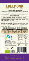 Pflaume-Apfel-Schokolade. Bio nur fruchteigener Zucker