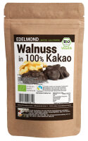 Walnuss in 100% Kakao. Bio Vegan extrem bitter!