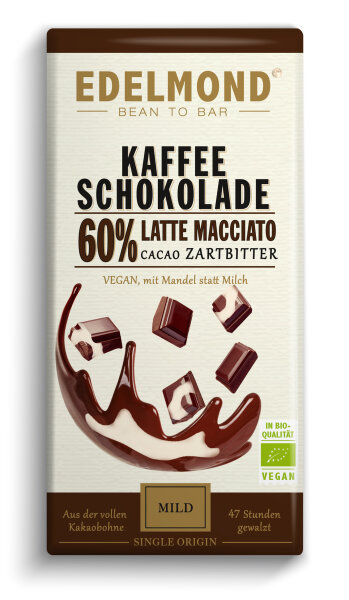 Kaffee / Latte Schokolade, Vegan Bio