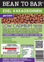 LOW CADMIUM Kakaobohnen geröstet 900g