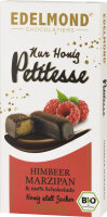 Himbeere in Marzipan + 100%-Schokolade, Bio