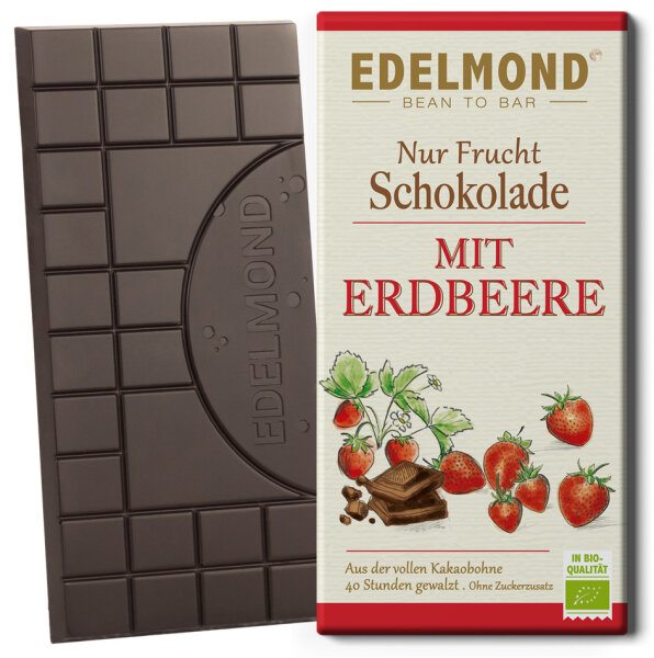 Nur Frucht: Erdbeer Schokolade wie Milch, Bio